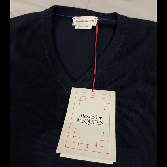 Alexander McQueen Men's Cashmere Sweaters Size S - Picture 6 of 10